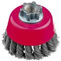 Knotted cup brush 65mm